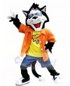 Black Cat with Sunglasses Mascot Costumes Animal