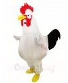 White Chicken Cock Rooster Mascot Costumes Poultry Animal 