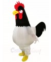 Black Head White Chicken Cock Rooster Mascot Costumes Poultry Animal 