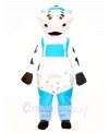 Cow with Overalls Mascot Costumes Animal