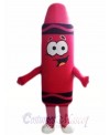 Red Lipstick Crayon Mascot Costumes