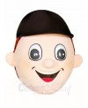 Boy with A Hat Head ONLY Mascot Costumes People  