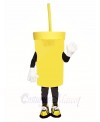 Big Yellow Cup Mascot Costumes Drink 