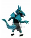 Turquoise Dragon with Wings Mascot Costumes