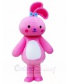 Pink Rabbit Bunny Mascot Costumes Animal
