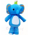Blue Elephant King Mascot Costumes Animal