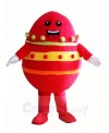 Red Paschal Easter Egg Mascot Costumes 