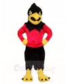 Black Falcon Eagle Mascot Costumes Bird Animal