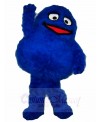 Fluffy Blue Monster Mascot Costumes 