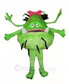 Green Bacterial Germ Alien Girl Mascot Costumes