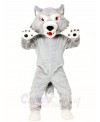 Hairy Grey Gray Wolf Mascot Costumes Animal