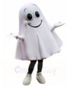 Smiling White Ghost Spirit Mascot Costumes Halloween