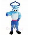 Blue Muscle Bull Ox Mascot Costumes Animal