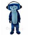 Blue DJ Monkey Mascot Costumes Animal