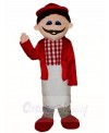 Red Shirt Man Mascot Costumes People