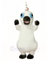 White Unicorn Mascot Costumes 