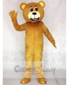 Realistic New Popular Professional Light Brown Lucky Bear Mascot Costume