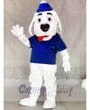 Slush Puppie Dog with Blue Shirt Mascot Costume Animal