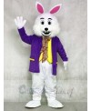 Wendell Purple Shirt Rabbit Easter Bunny Mascot Costumes Animal