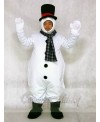 Snowman with Hood Hat and Scarf Mascot Costumes Christmas Xmas 