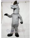 Gray Pepper Wild Stallion Horse Mascot Costumes Animal