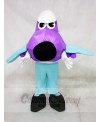 Purple and Blue Plane Mascot Costumes Cartoon