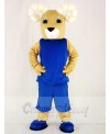 Power Sport Rams in Blue Suit Mascot Costumes Animal