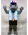 Cute Sailor Sea Lion Seal with Blue Vest Mascot Costumes Animal