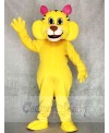 Cute Big Yellow Yeller Cat Mascot Costumes Animal