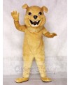 Friendly Tan Bulldog Mascot Costumes Animal