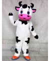 Cute Blue Eyes Cow Mascot Costumes Farm Animal