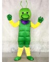 Green Worm Mascot Costumes Insect