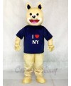 Parky I Love NY Dog Mascot Costumes Animal