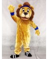 Lenny The Lion with Blue Head Band Mascot Costumes Animal 