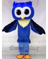 Adult Friendly Big Blue Owl Mascot Costume Animal 