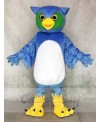 Cute Blue and Green Owl Mascot Costumes Animal