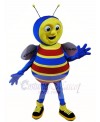 Blue Bee Mascot Costumes Insect