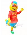 Yellow Bookstorm Mascot Costumes Insect
