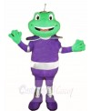 Frog in Purple Suit Mascot Costumes Animal