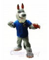 Grey Wolf Mascot Costume Gray Wolf Mascot Costumes Animal 