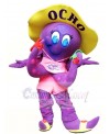 Purple Octopus Mascot Costumes Ocean