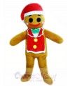 Gingerbread Man Christmas Mascot Costumes 