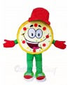 Red Cap Pizza Mascot Costumes Food Snack