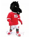 Black Horse Mascot Costume Black Mustang Mascot Costumes
