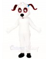  Red Ear White Dog Mascot Costumes Animal