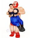 Wrestler Wrestling Inflatable Halloween Blow Up Costumes for Adults