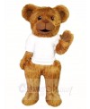 Hairy Bear in White Shirt Mascot Costumes Animal