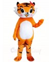 Tiger with Pink Bowknot Mascot Costumes Animal