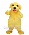 Yellow Furry Dog Mascot Costumes Animal	