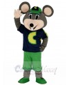 Chuck E. Cheese Mascot Costumes Fast Food Promotion Cheerleaders